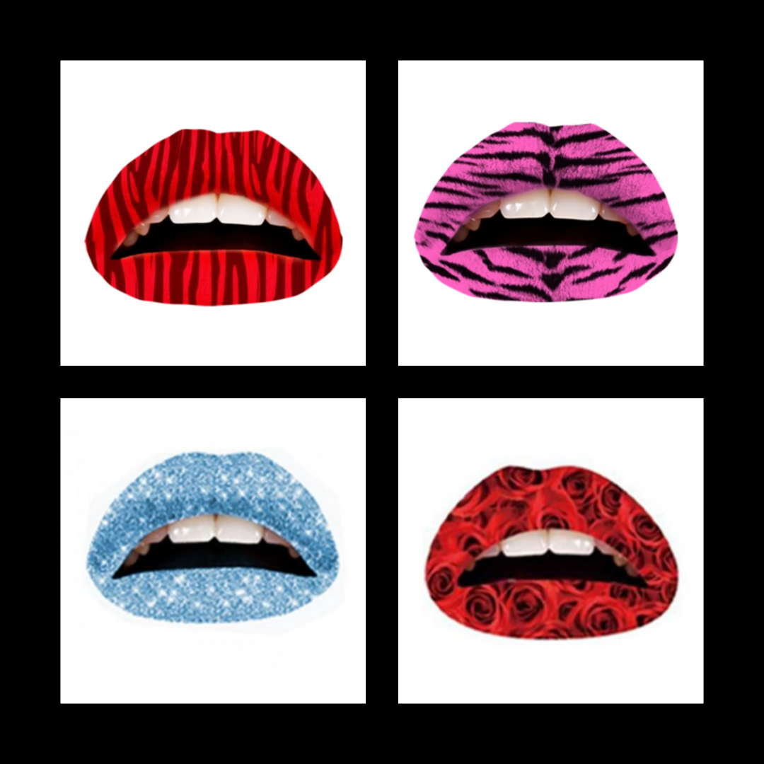 Lip tattoo, different models to choose from