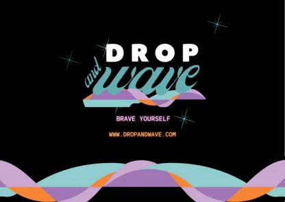 A physical Drop and Wave gift card